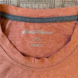 Eddie Bauer Men's Orange Freedry Tee